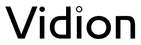Vidion logotip crno bijeli